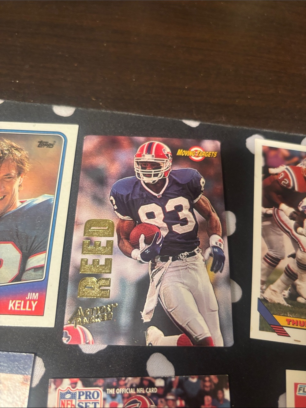 Buffalo Bills NFL Football Card Lot - Red White Blue Accents - Picture 10 of 10